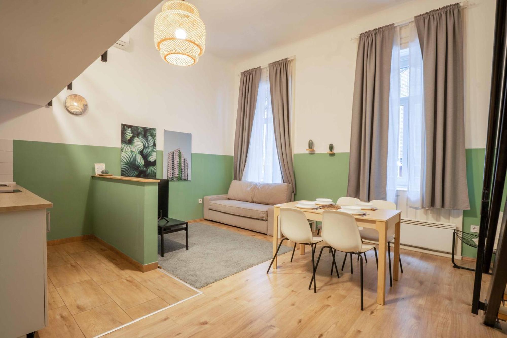 Cosy Studio In Terezvaros W41 Green Budapest Kültér fotó