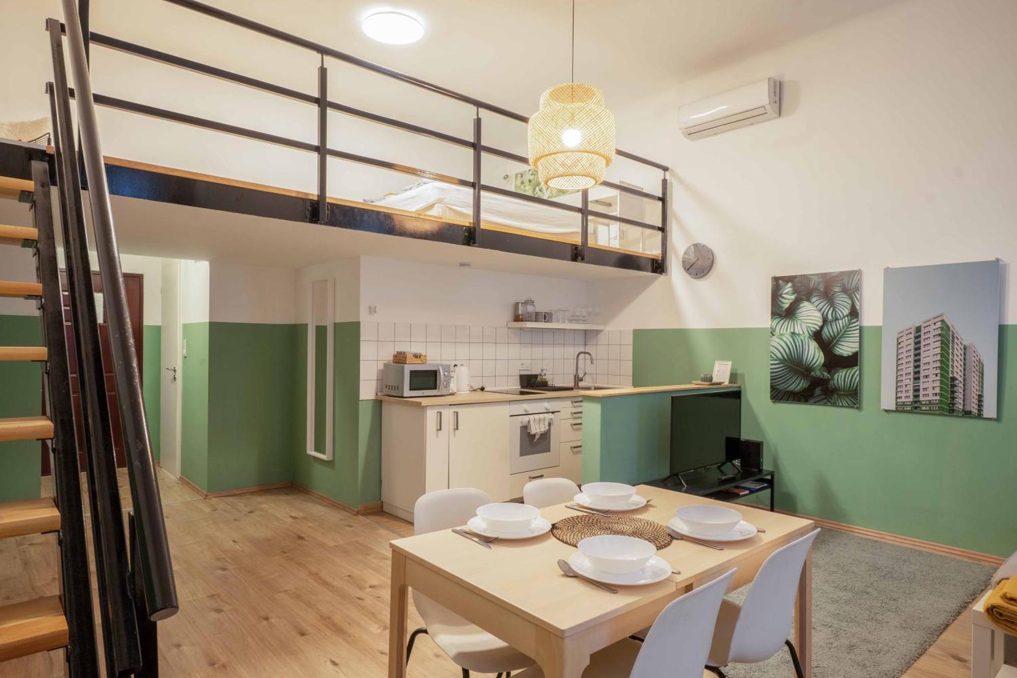 Cosy Studio In Terezvaros W41 Green Budapest Kültér fotó